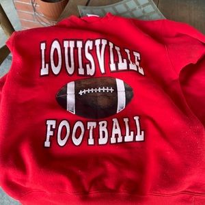 Vintage Louisville football UofL sweatshirt
